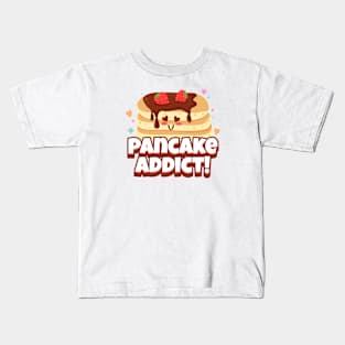 Pancake Lover Addict Cute Design Kids T-Shirt